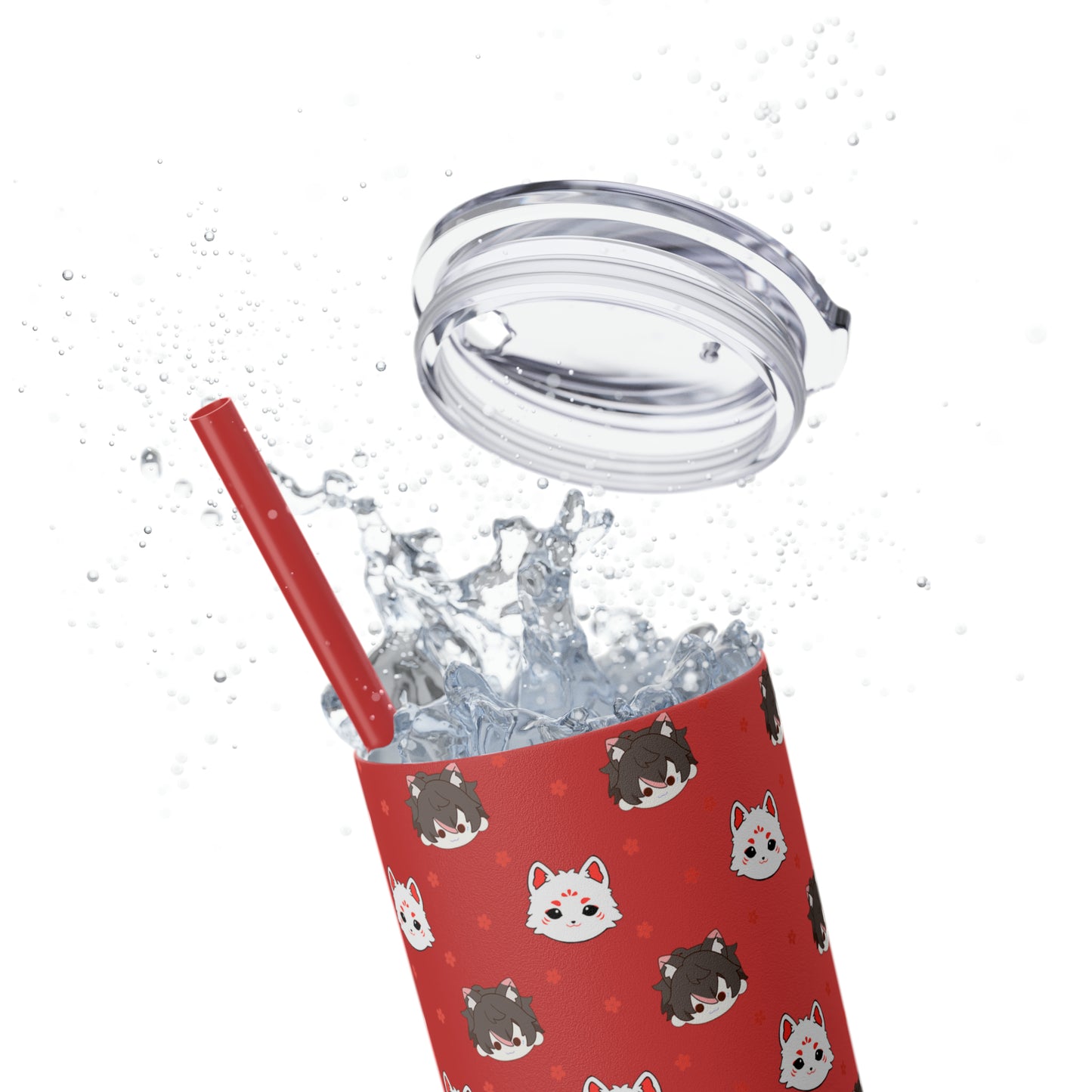 Kitsune Lan Tumbler with Straw