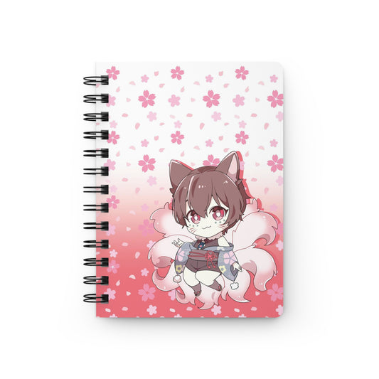 Kitsune Lan Spiral Bound Journal