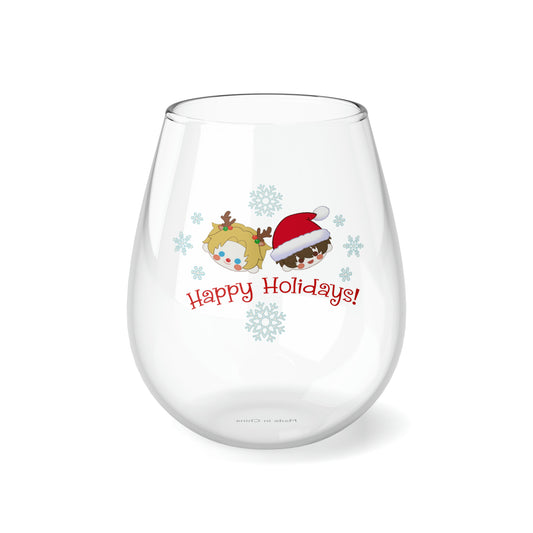 Holiday Drinking Glass