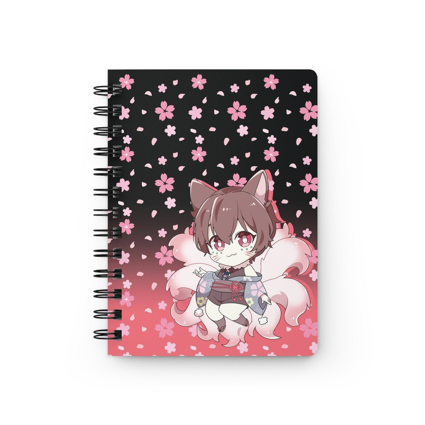 Kitsune Lan Spiral Bound Journal (B)