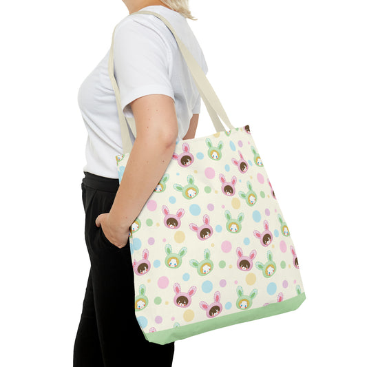 Bun Bun Heads Canvas Bag (Mint)