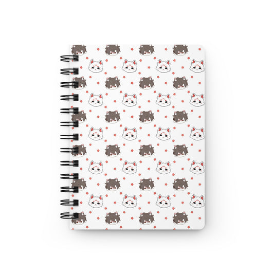 Kitsune Lan and Kitsune Friend Spiral Bound Journal