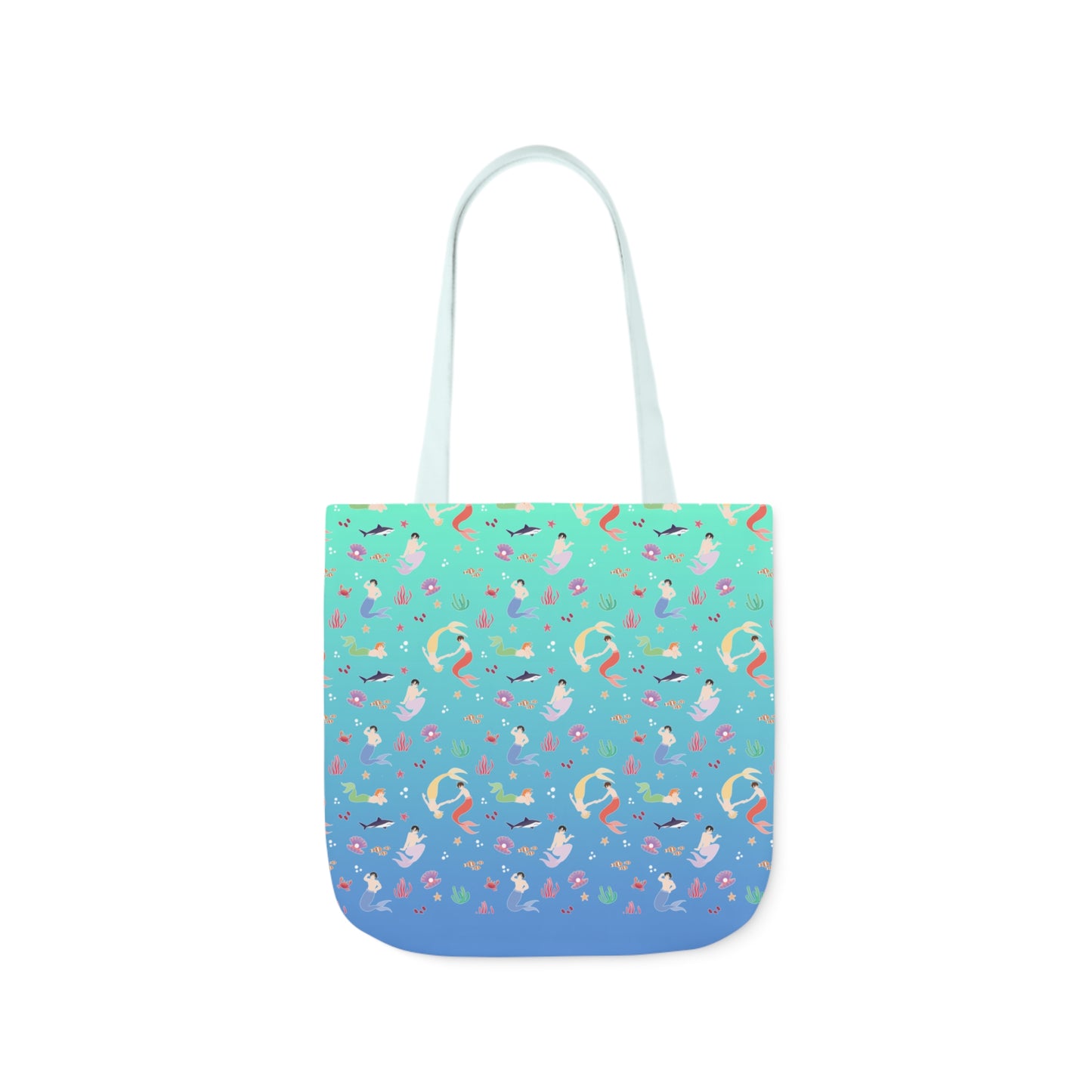 Merman at Play tote bag