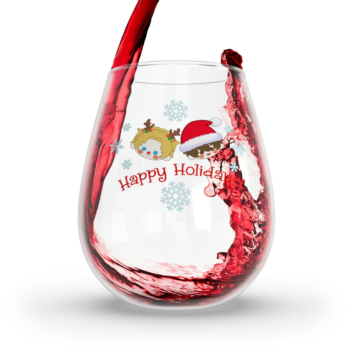 Holiday Drinking Glass