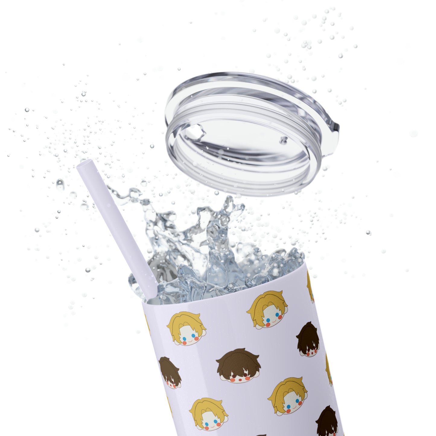 FACE Tumbler with Straw (A)