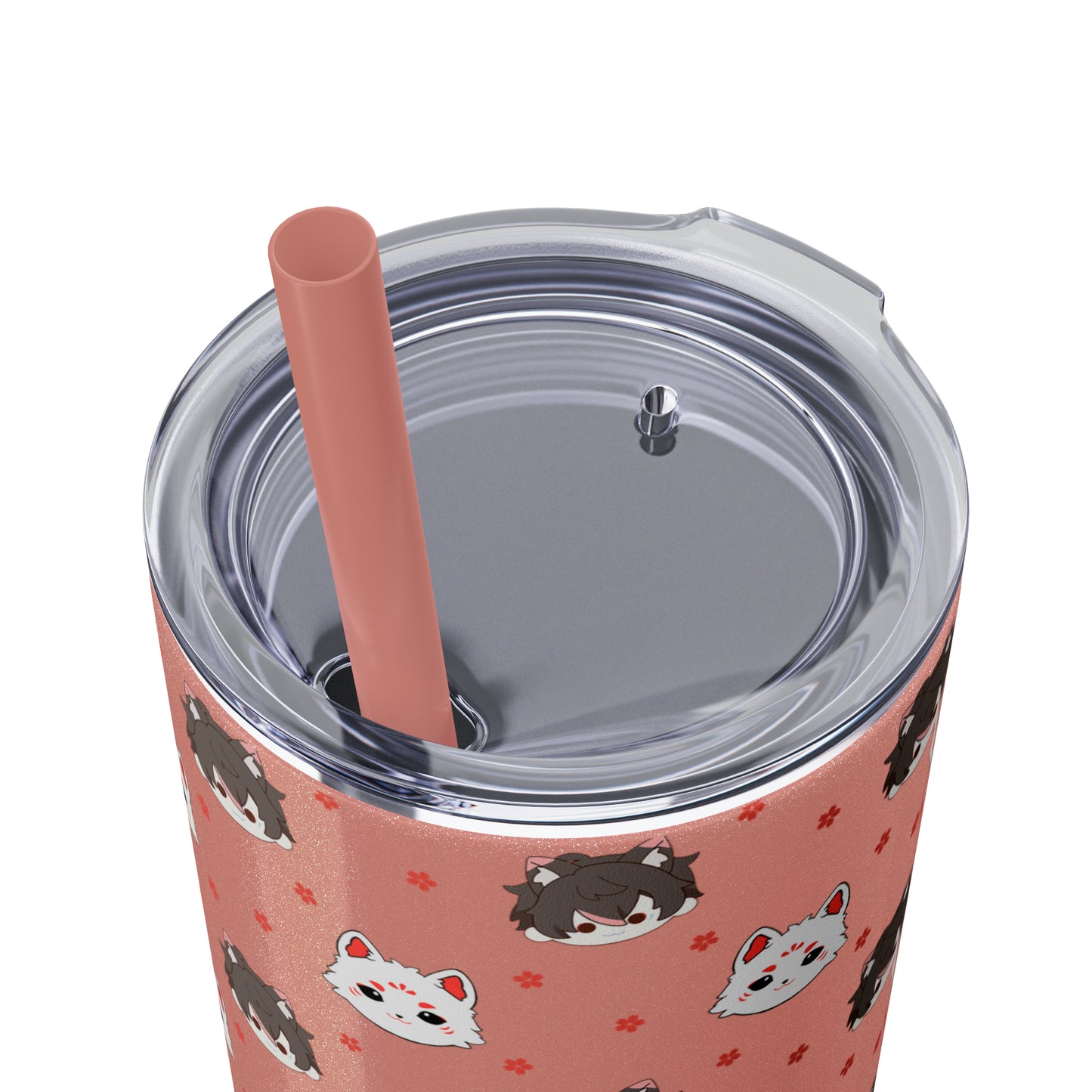 Kitsune Lan Tumbler with Straw