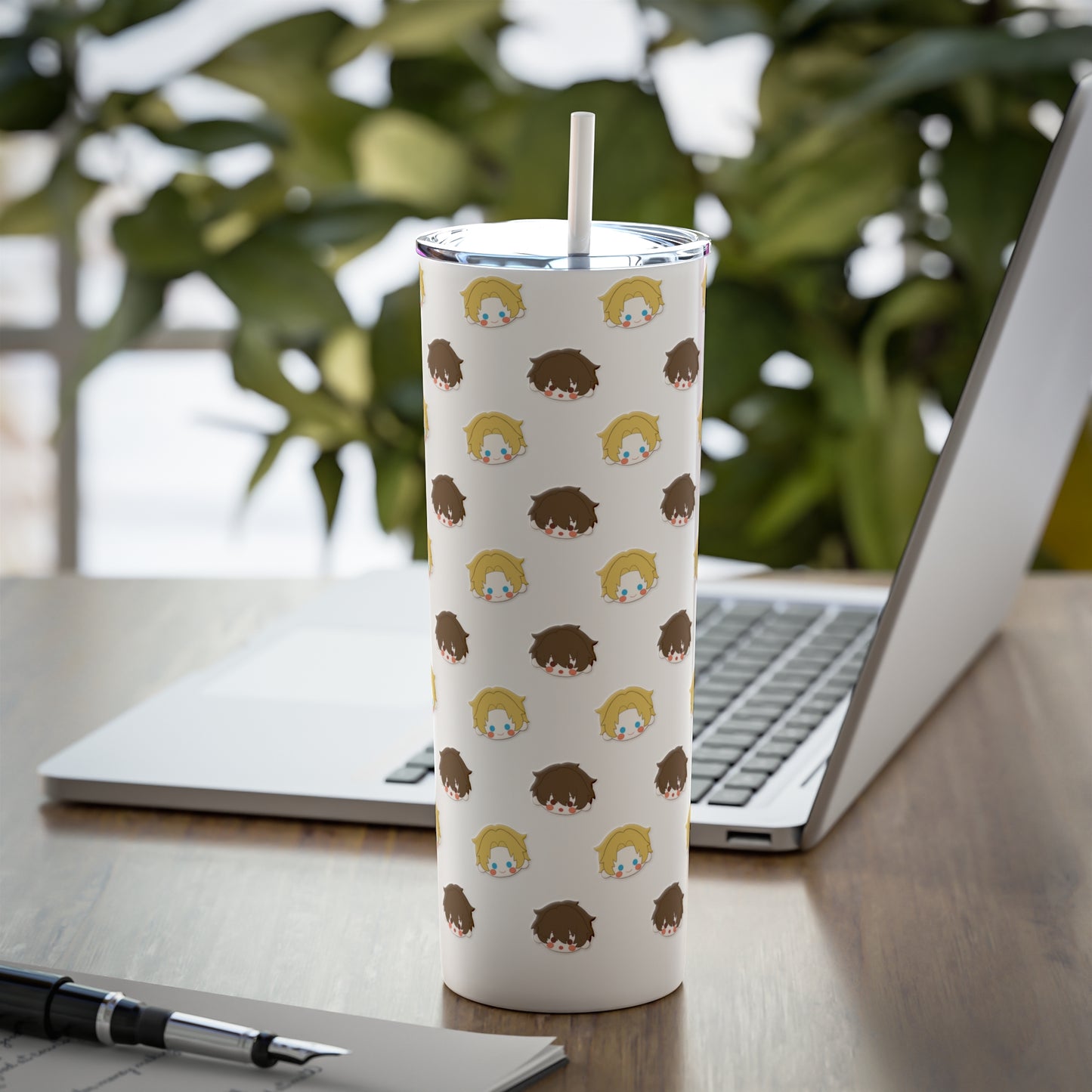 FACE Steel Tumbler with Straw, 20oz