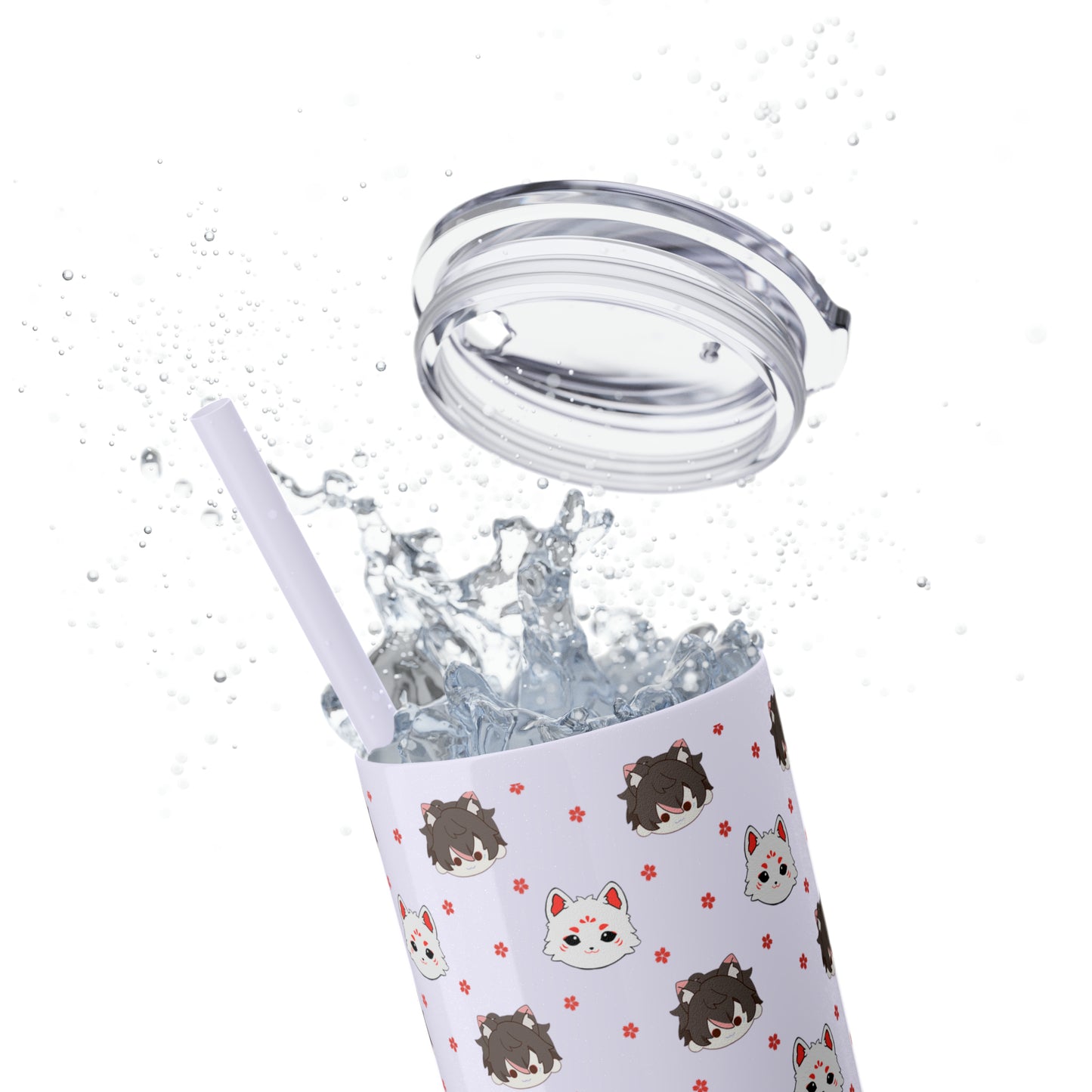 Kitsune Lan Tumbler with Straw