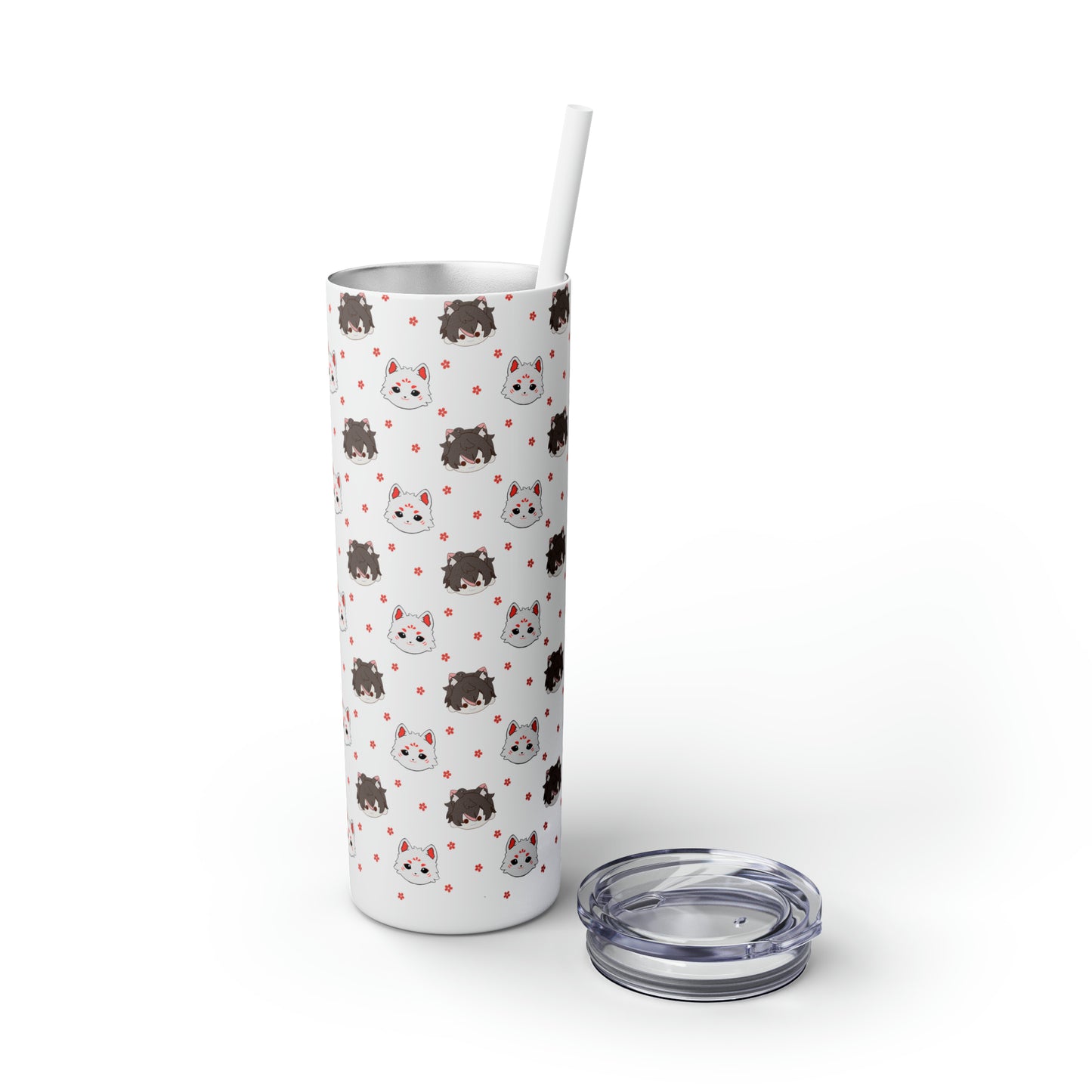 Kitsune Lan Tumbler with Straw