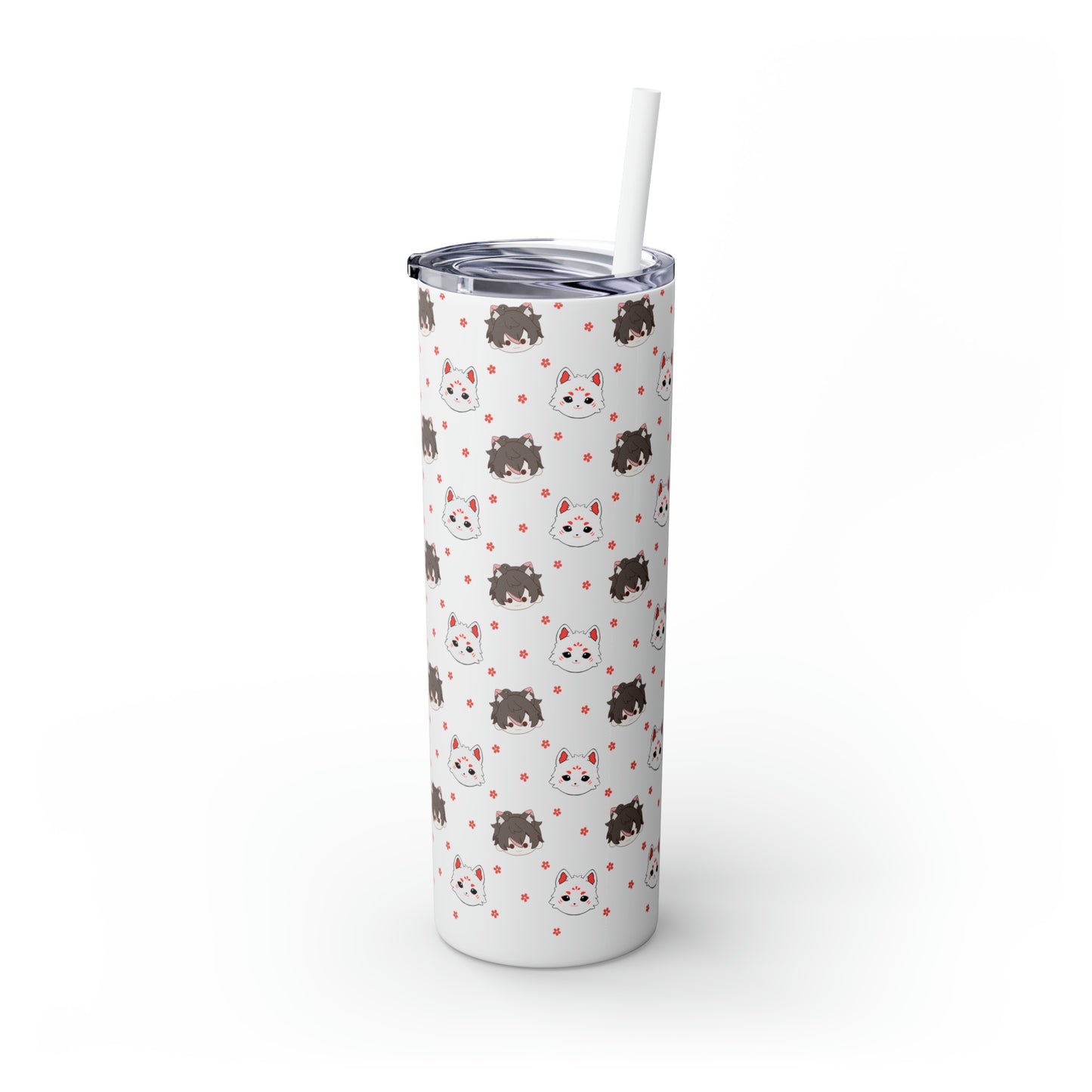 Kitsune Lan Tumbler with Straw