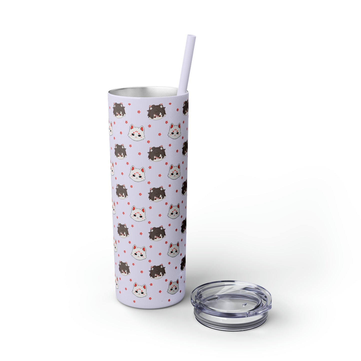 Kitsune Lan Tumbler with Straw