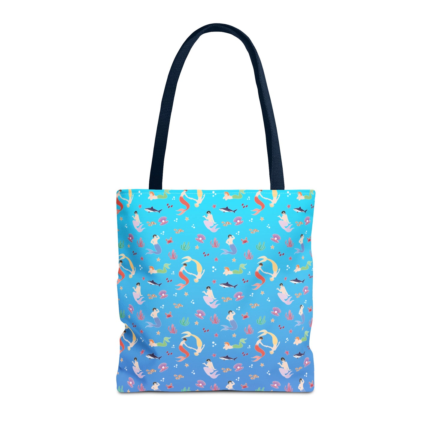 Merman at Play tote bag