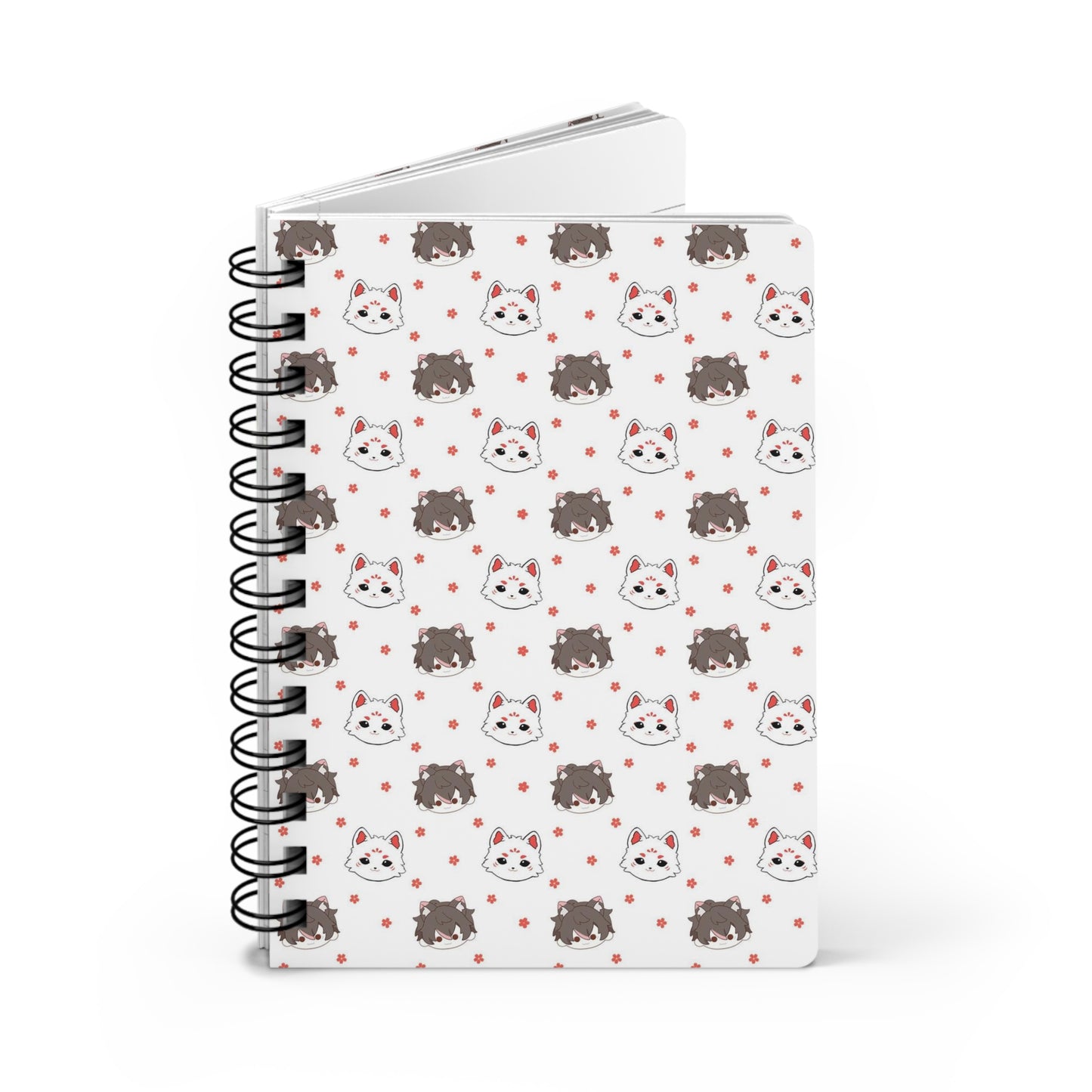 Kitsune Lan and Kitsune Friend Spiral Bound Journal