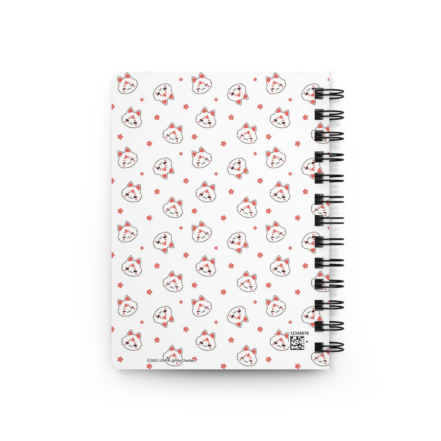 Kitsune Friend Spiral Bound Journal