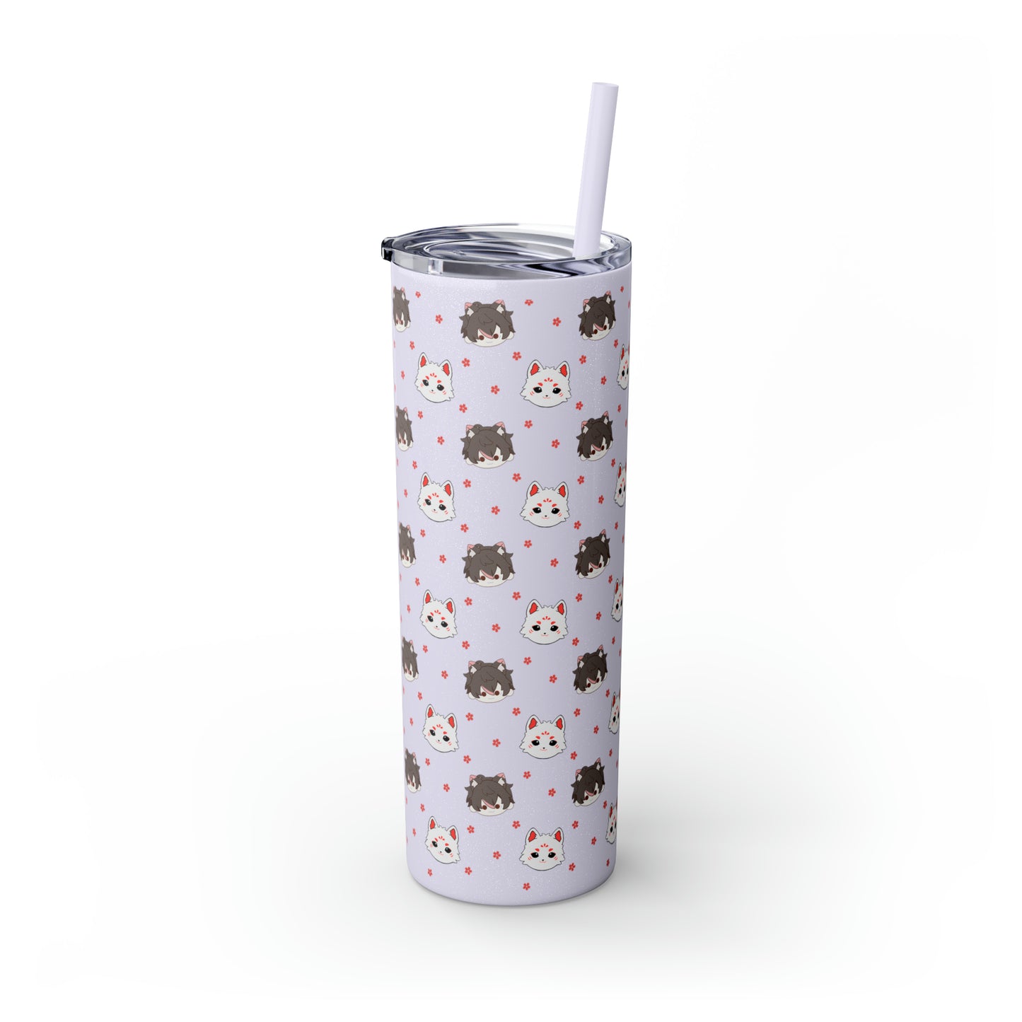 Kitsune Lan Tumbler with Straw