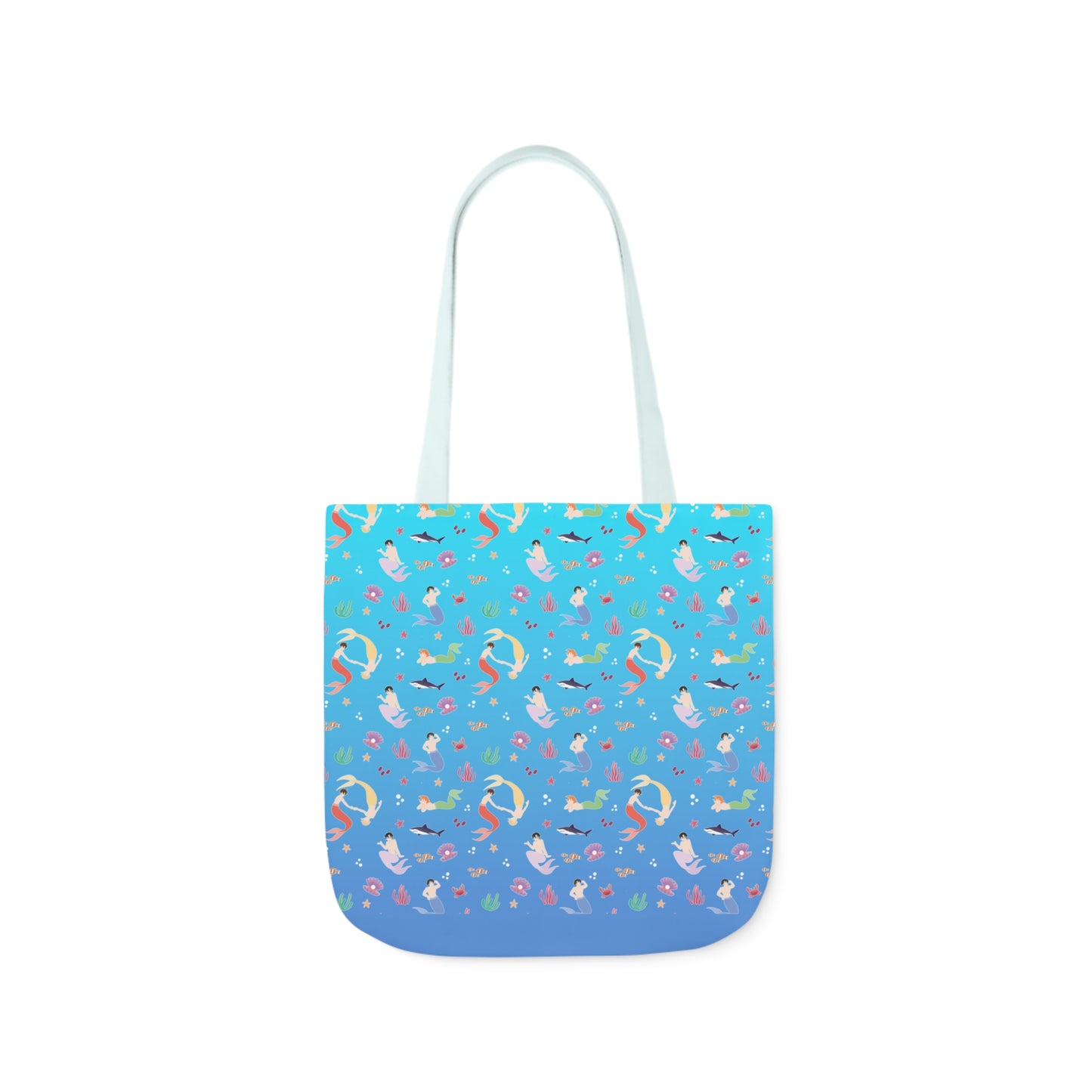 Merman at Play tote bag