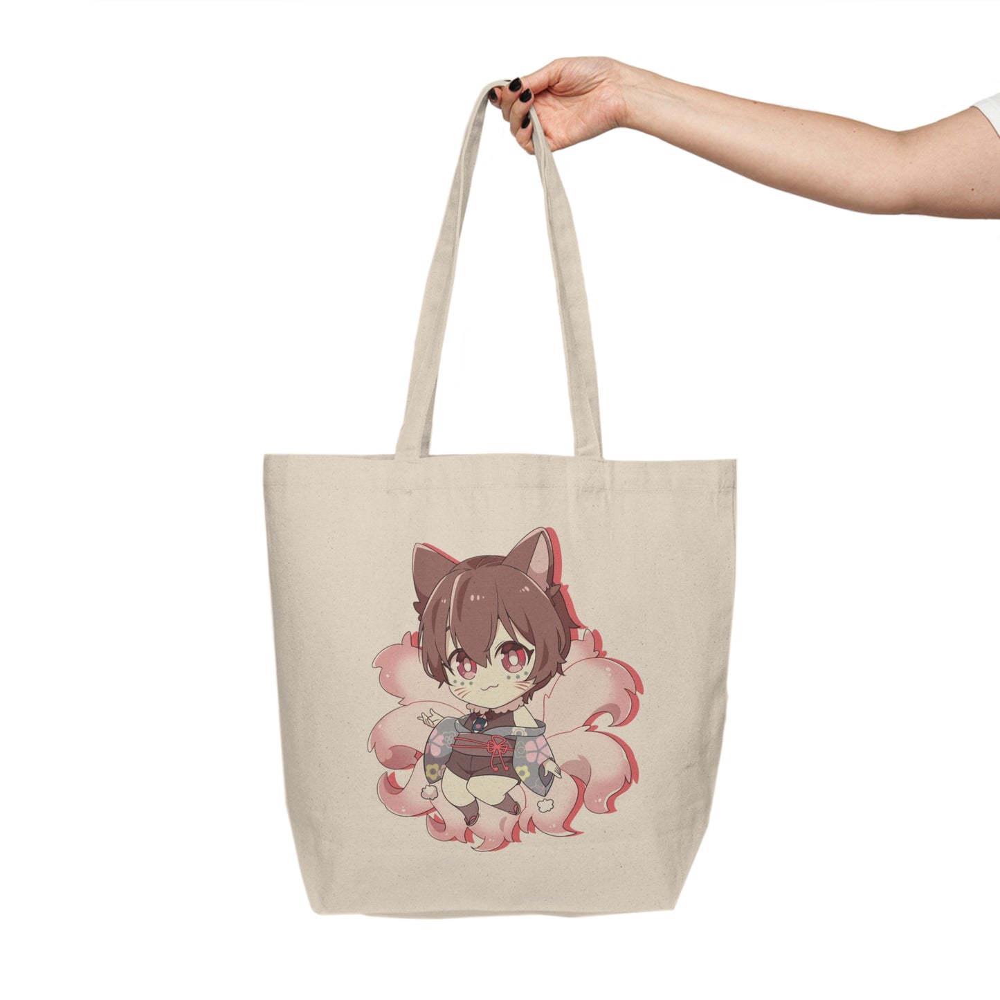 Kitsune Lan Canvas Tote