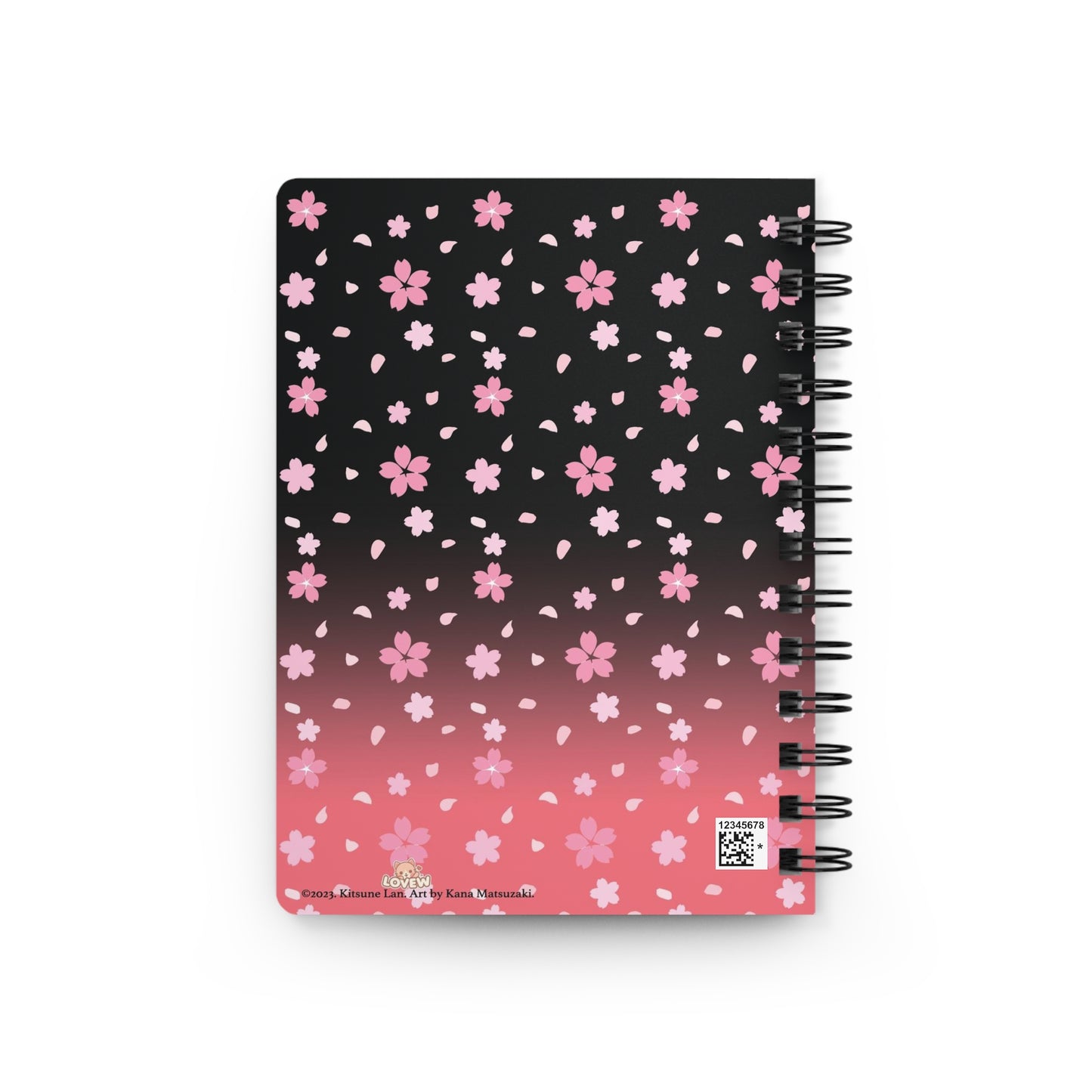 Kitsune Lan Spiral Bound Journal (B)