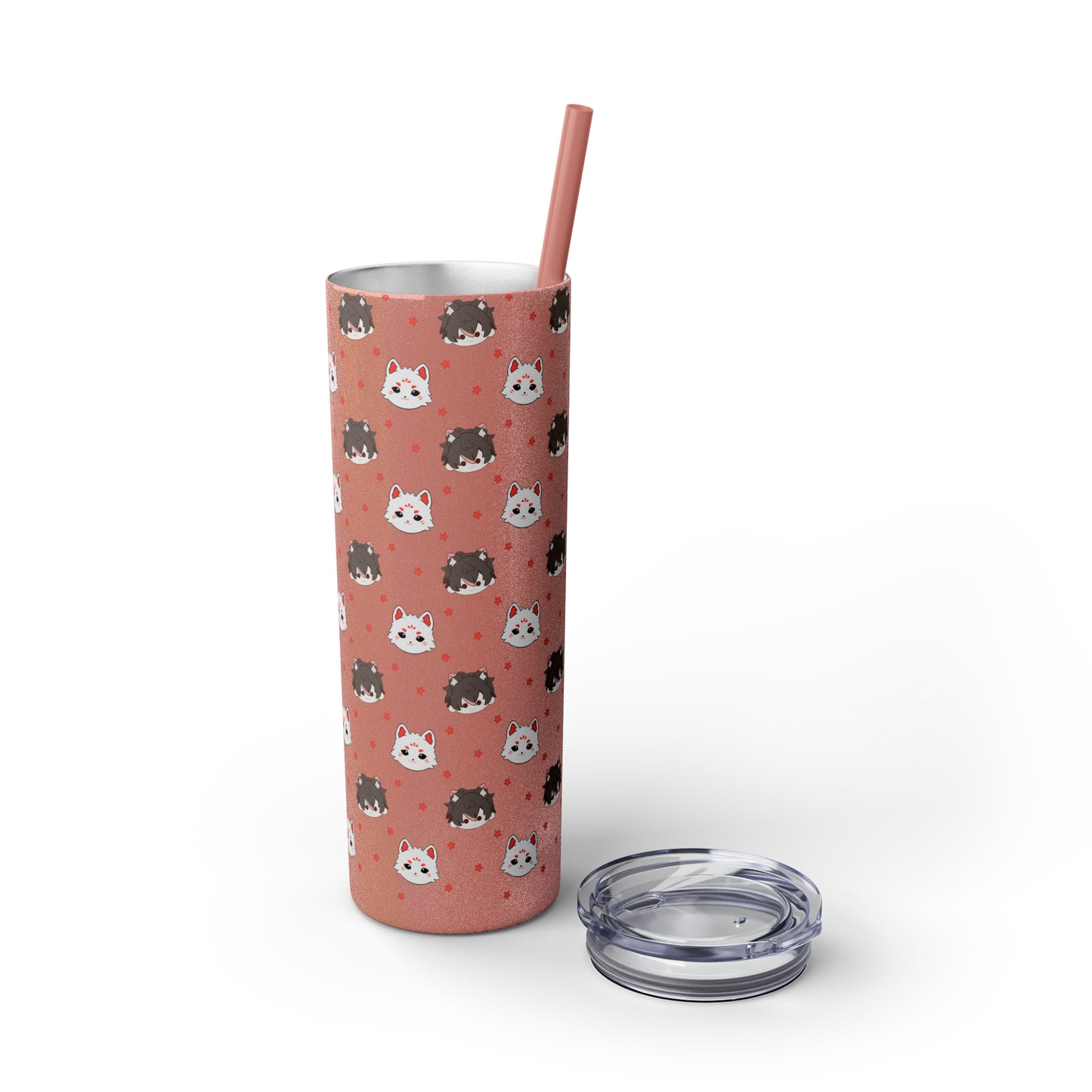 Kitsune Lan Tumbler with Straw