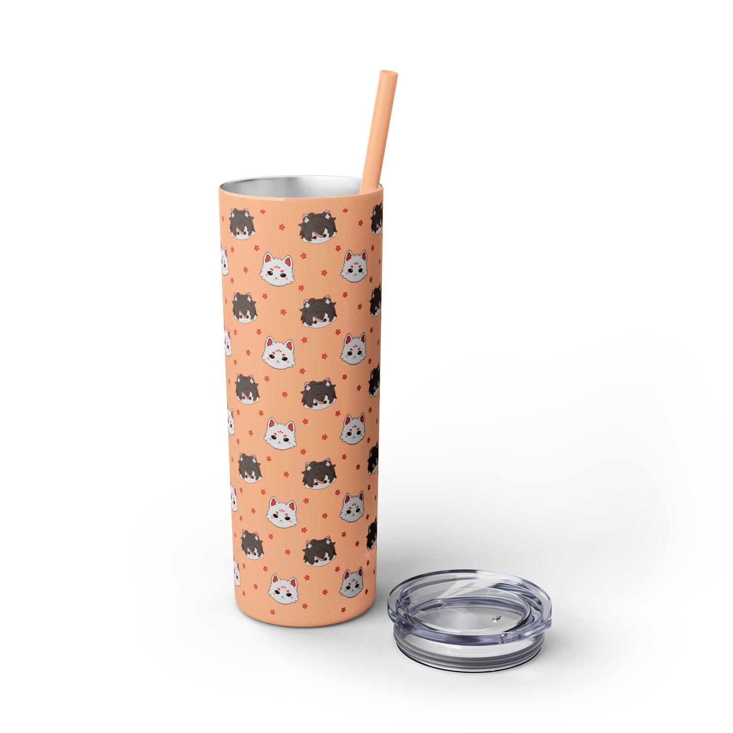 Kitsune Lan Tumbler with Straw