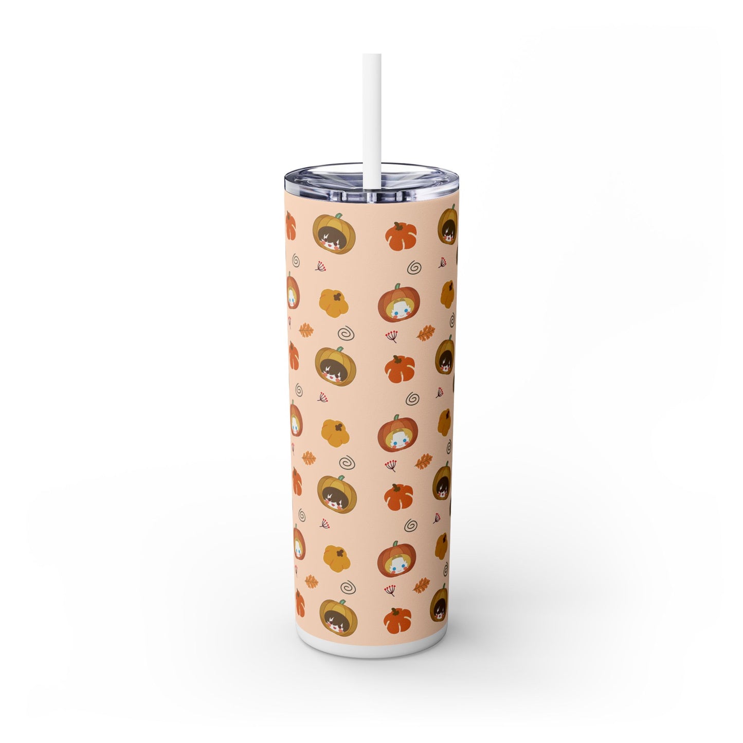 Life is Gourd Slim Tumbler with Straw, 20oz