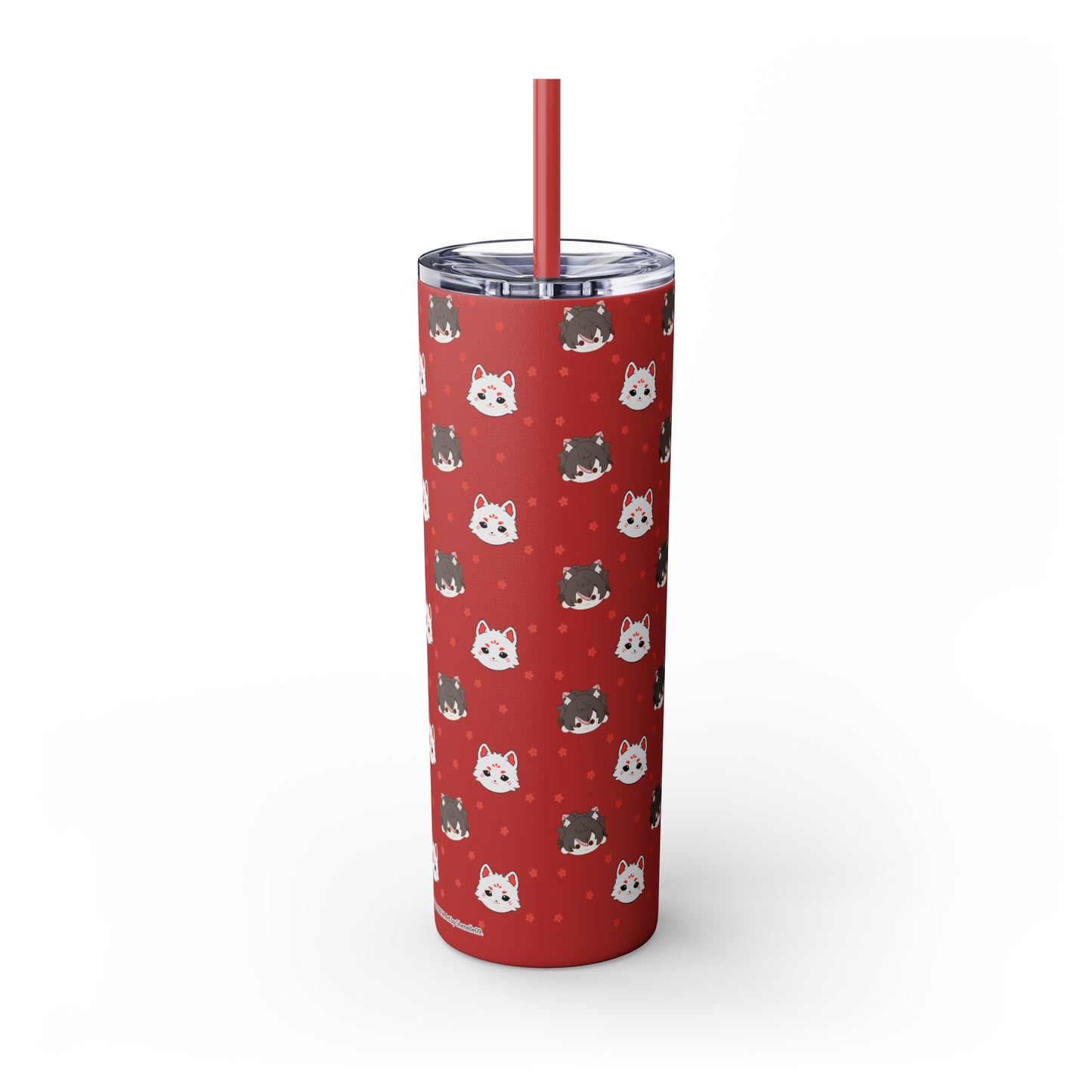 Kitsune Lan Tumbler with Straw