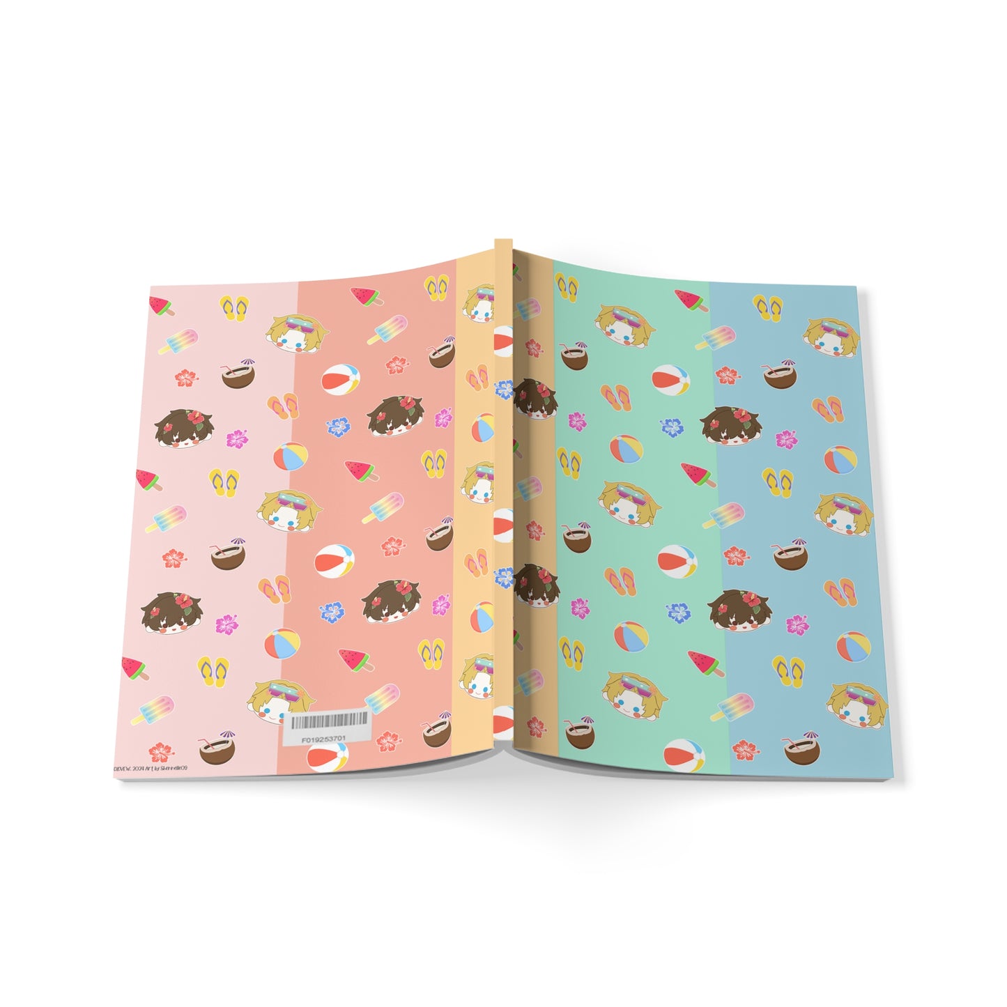 Life's A Beach Softcover Notebook, A5