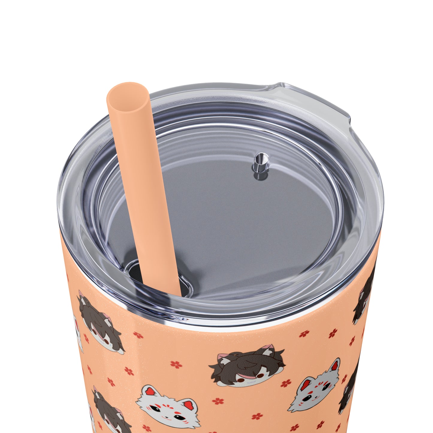 Kitsune Lan Tumbler with Straw