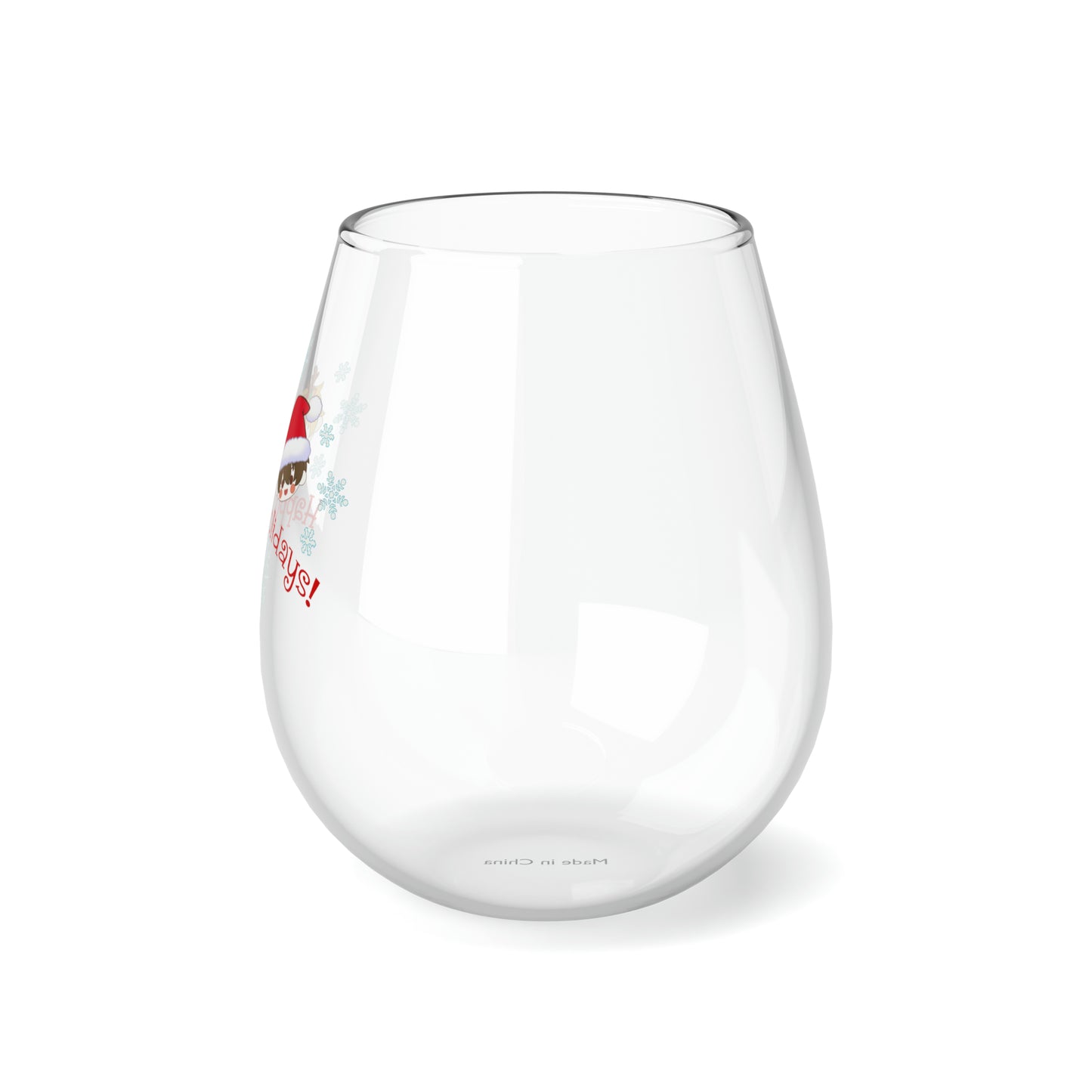 Holiday Drinking Glass