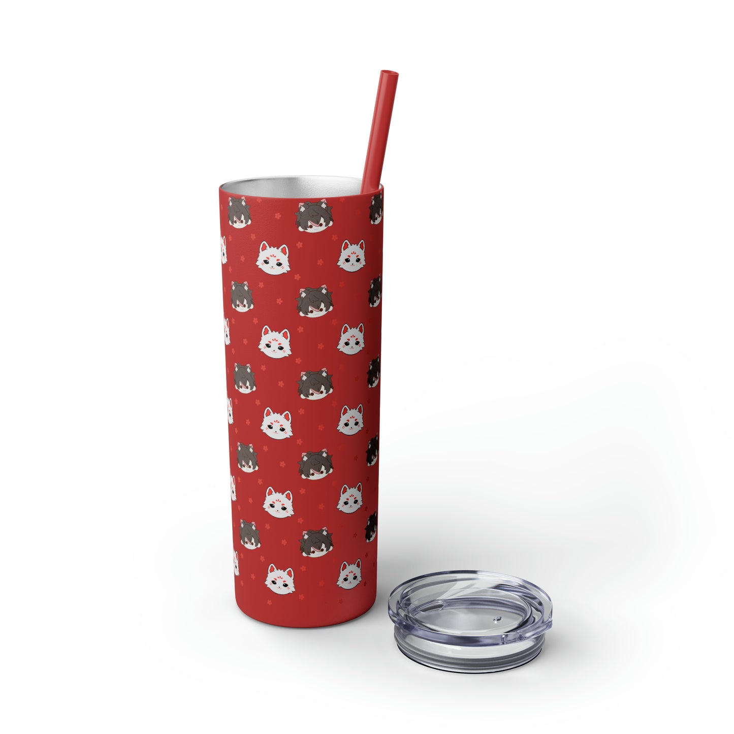 Kitsune Lan Tumbler with Straw