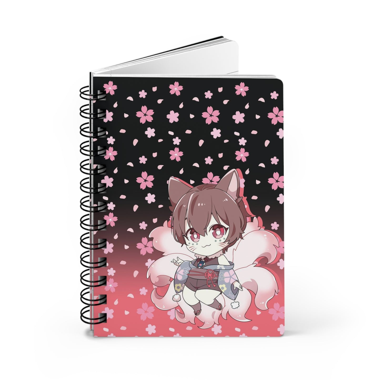 Kitsune Lan Spiral Bound Journal (B)