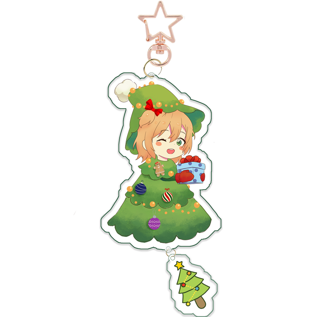 Christmas Tree Finn Keychain