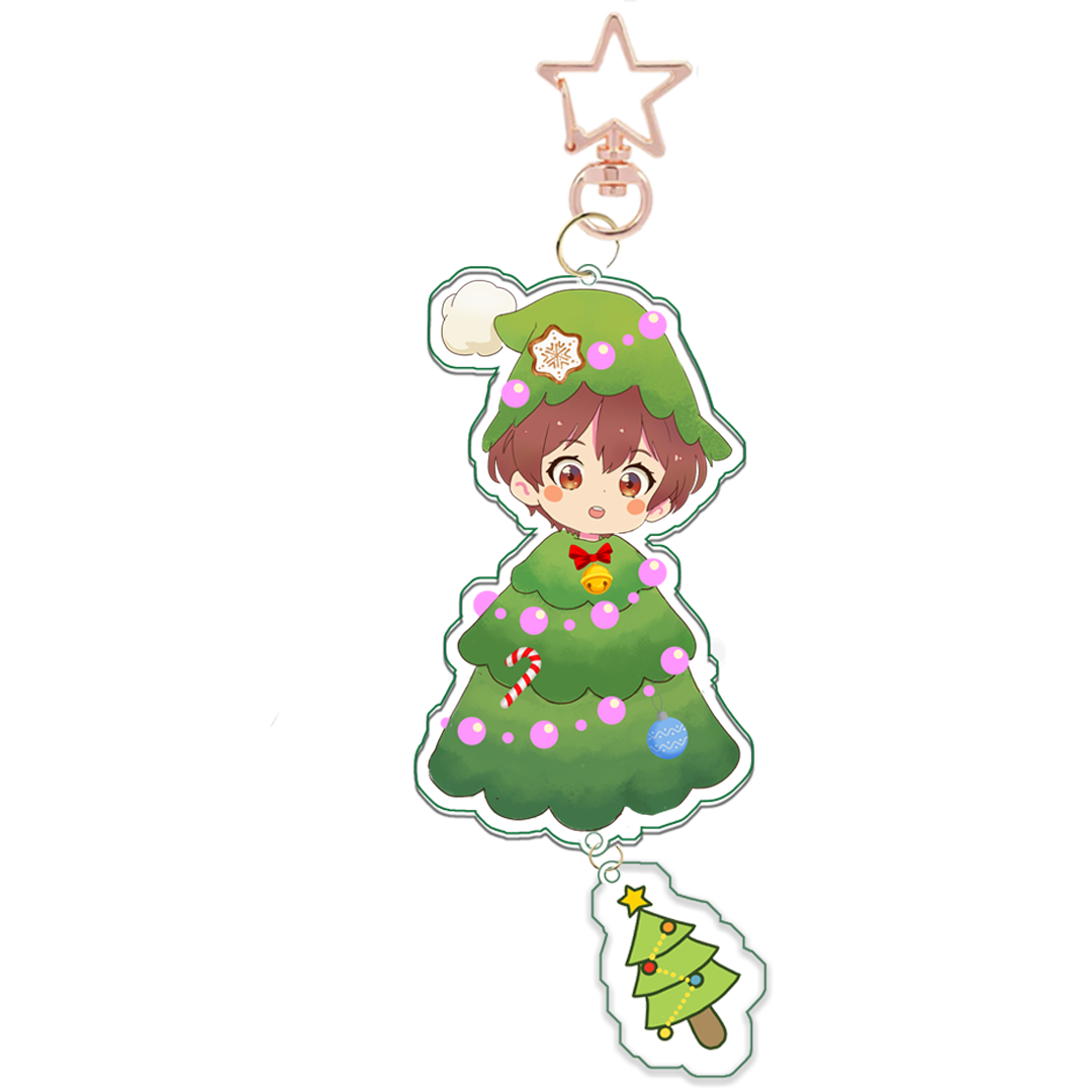 Christmas Tree Lan Keychain