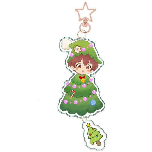 Christmas Tree Lan Keychain