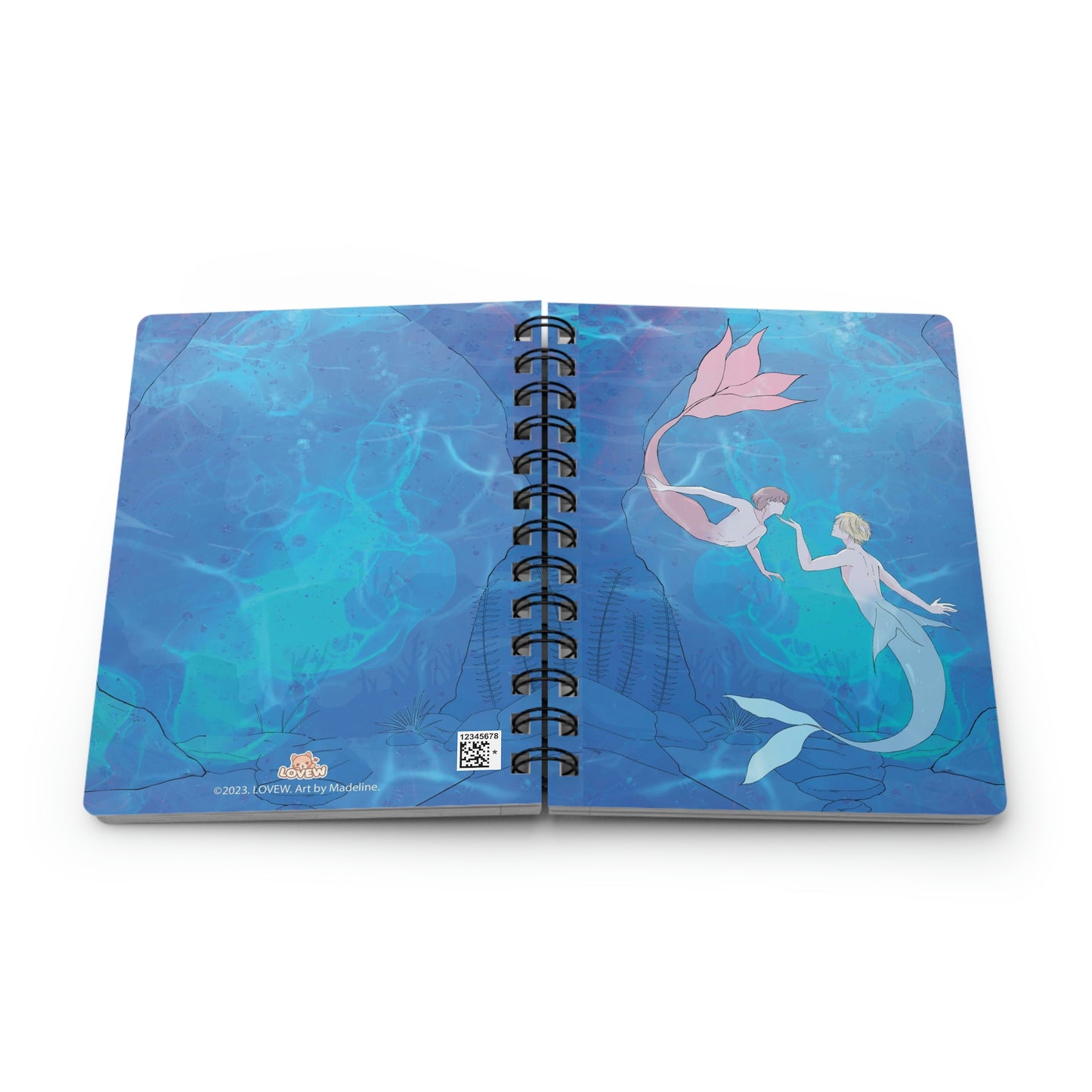 Merman Love Spiral Bound Journal