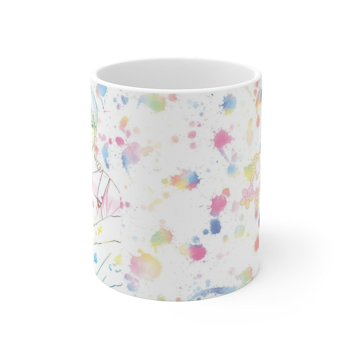 PRIDE Rainbow Paint Splatter Mug