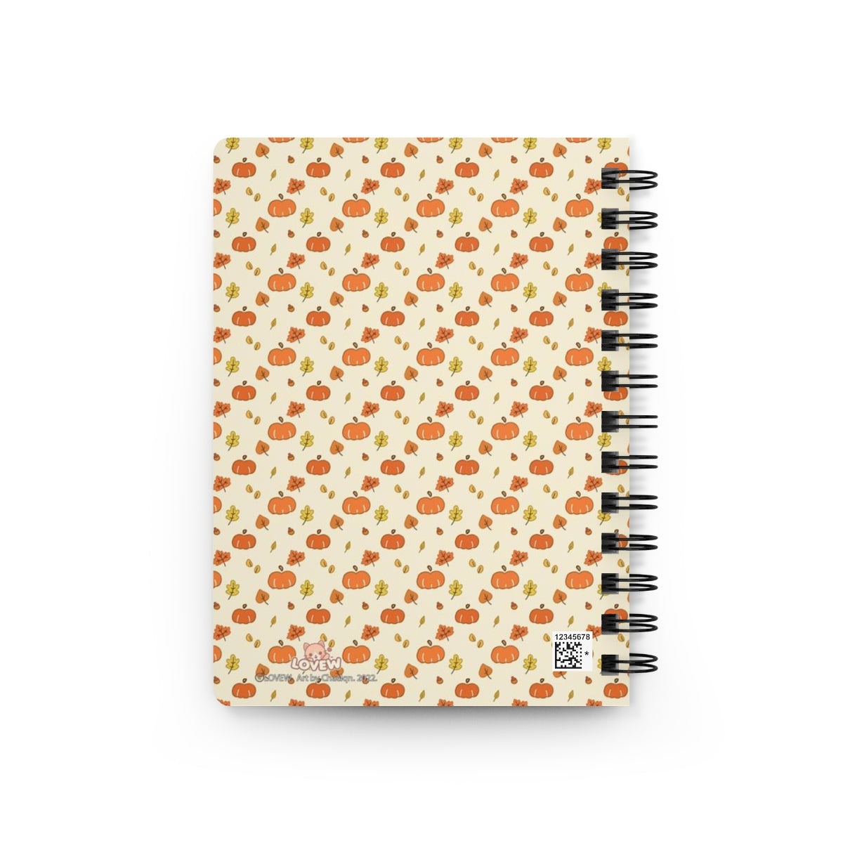 Pumpkin Spice Spiral Bound Journal