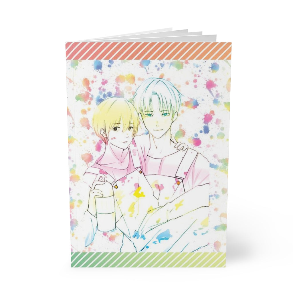 PRIDE Rainbow Paint Splatter Softcover Notebook