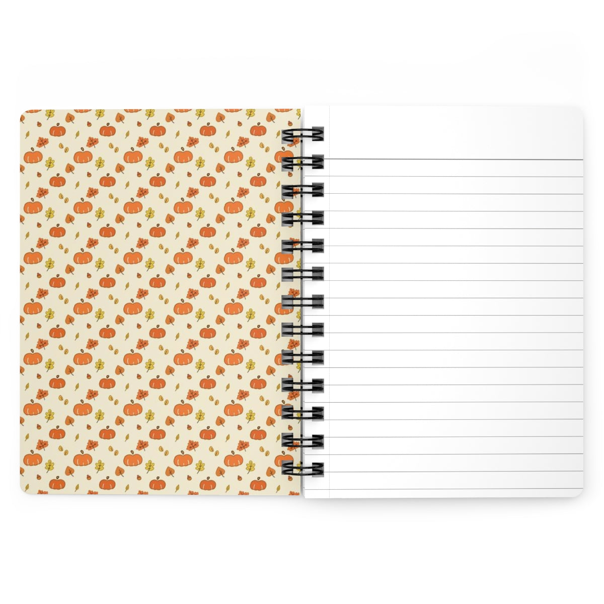 Pumpkin Spice Spiral Bound Journal