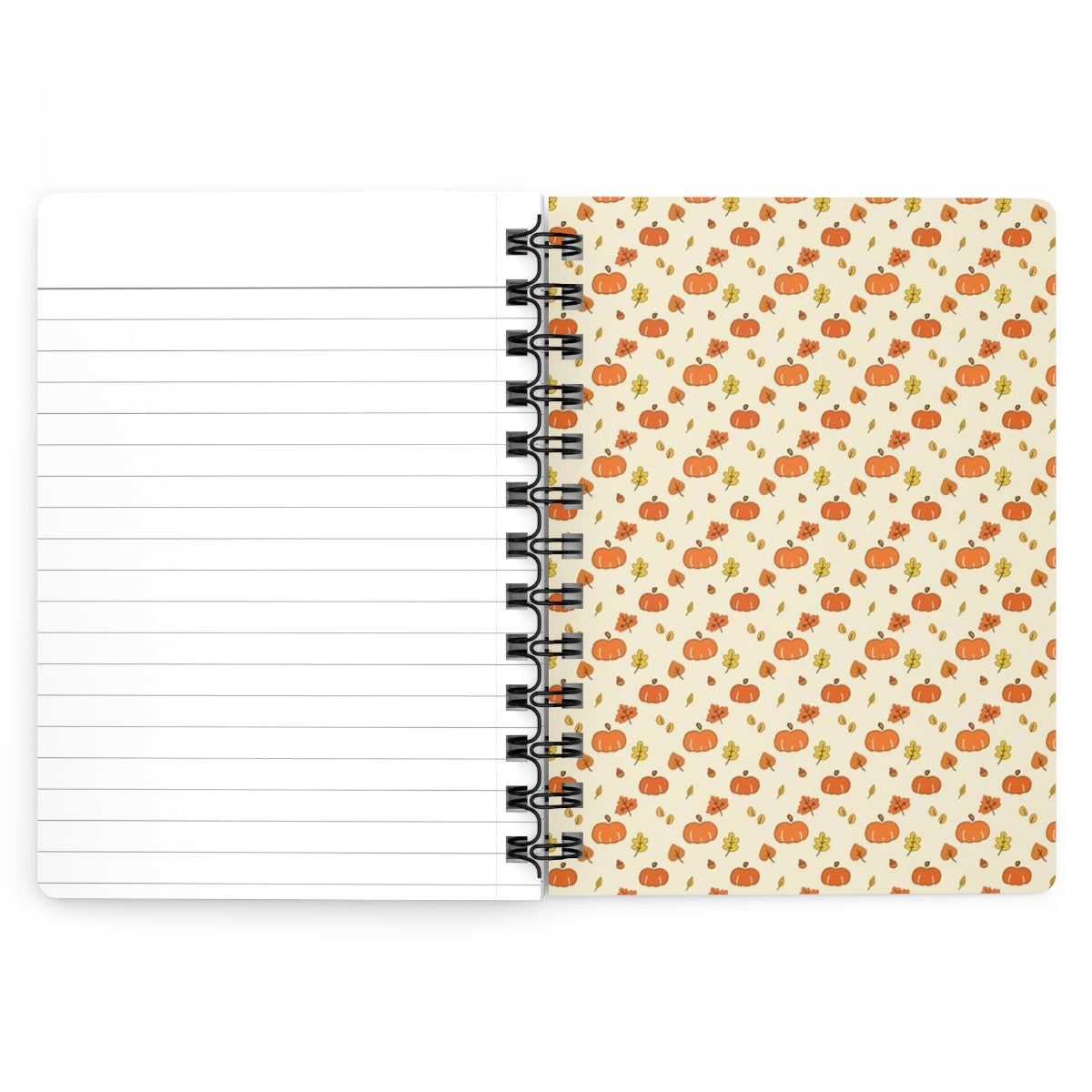 Pumpkin Spice Spiral Bound Journal